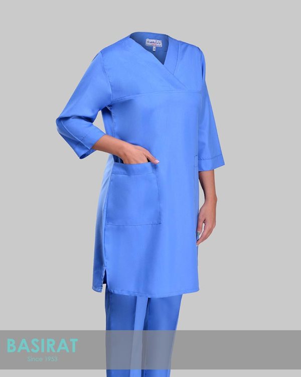 فروش روپوش پزشکی زنانه آبی