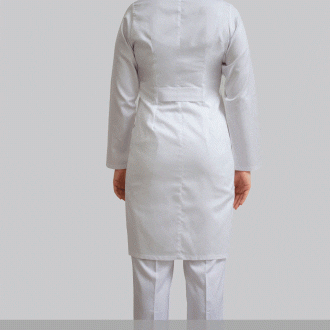 خرید روپوش پزشکی سفید ساده پرستار